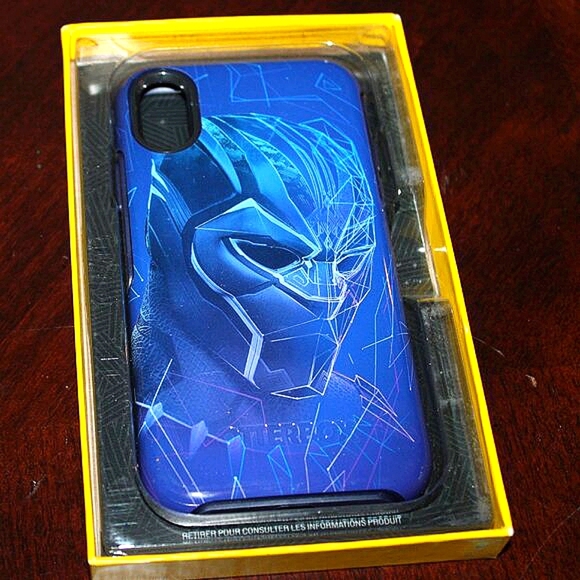 Black Panther iPhone X Case - OtterBox Symmetry - Marvel Avengers - Picture 5 of 6